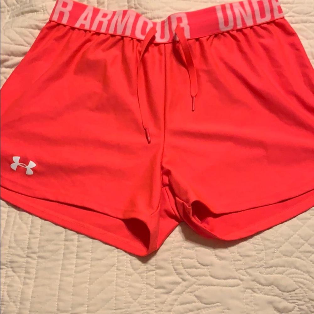 Under Armour size small workout shorts.